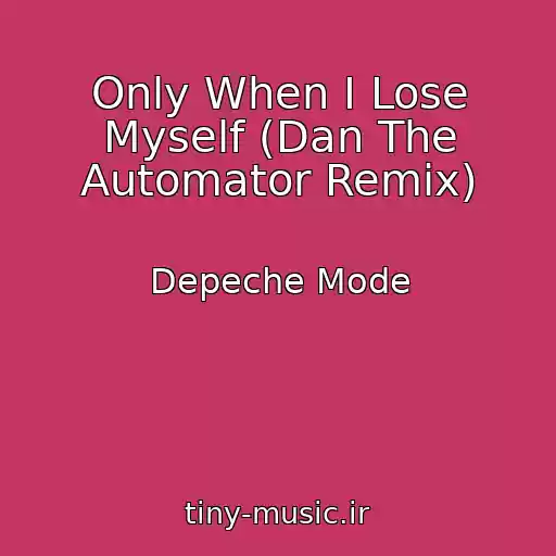 کاور آهنگ Only When I Lose Myself (Dan The Automator Remix) از Depeche Mode