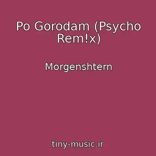 کاور آهنگ Po Gorodam (Psycho Rem!x) از Morgenshtern