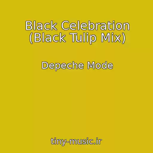 کاور آهنگ Black Celebration (Black Tulip Mix) از Depeche Mode