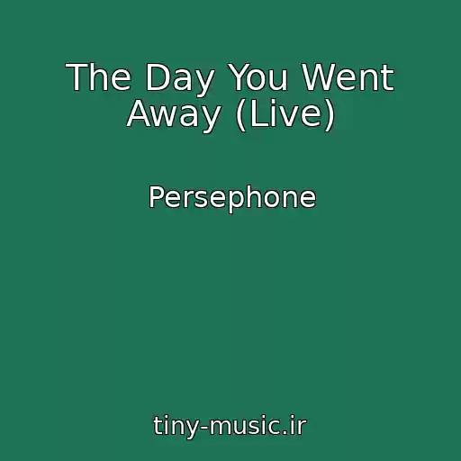 کاور آهنگ The Day You Went Away (Live) از Persephone