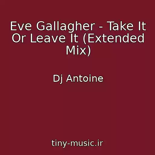 کاور آهنگ Eve Gallagher - Take It Or Leave It (Extended Mix) از Dj Antoine
