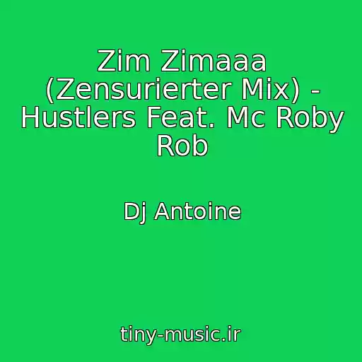کاور آهنگ Zim Zimaaa (Zensurierter Mix) - Hustlers Feat. Mc Roby Rob از Dj Antoine