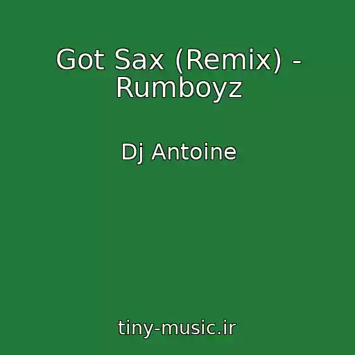 کاور آهنگ Got Sax (Remix) - Rumboyz از Dj Antoine
