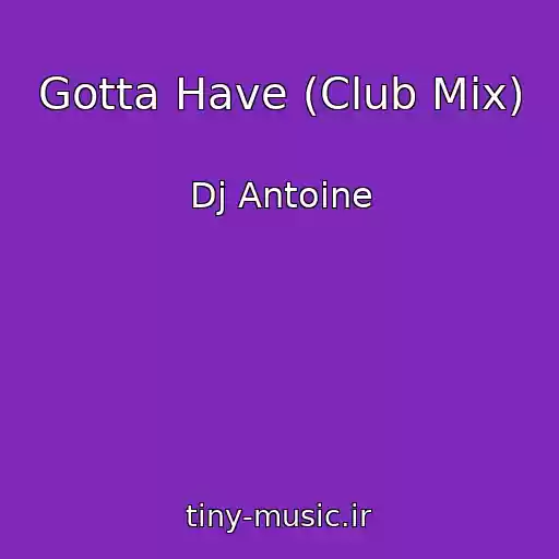 کاور آهنگ Gotta Have (Club Mix) از Dj Antoine