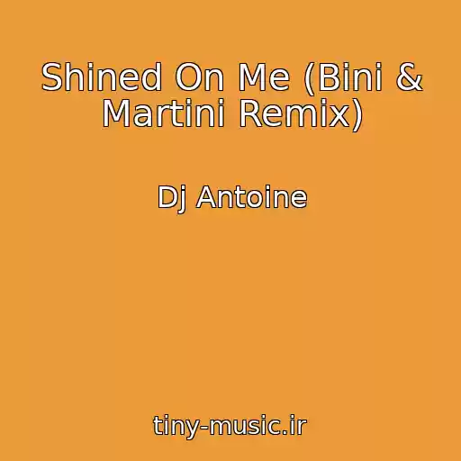 کاور آهنگ Shined On Me (Bini & Martini Remix) از Dj Antoine