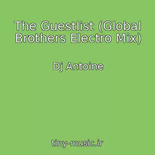 کاور آهنگ The Guestlist (Global Brothers Electro Mix) از Dj Antoine