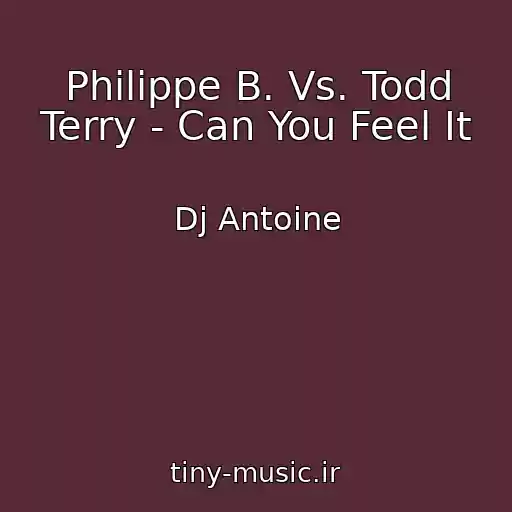 کاور آهنگ Philippe B. Vs. Todd Terry - Can You Feel It از Dj Antoine