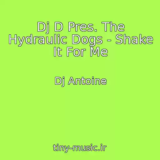 کاور آهنگ Dj D Pres. The Hydraulic Dogs - Shake It For Me از Dj Antoine