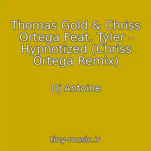 کاور آهنگ Thomas Gold & Chriss Ortega Feat. Tyler - Hypnotized (Chriss Ortega Remix) از Dj Antoine