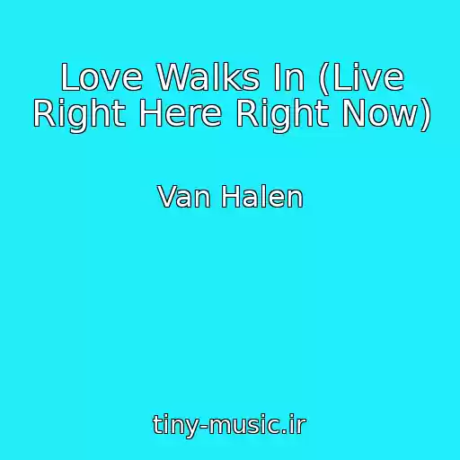 کاور آهنگ Love Walks In (Live Right Here Right Now) از Van Halen