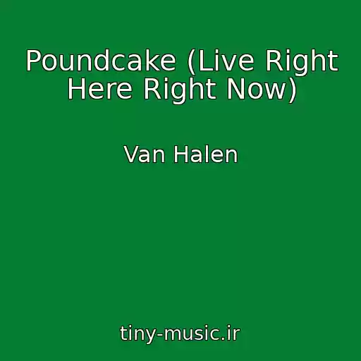 کاور آهنگ Poundcake (Live Right Here Right Now) از Van Halen