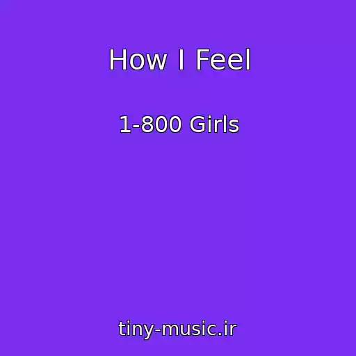 کاور آهنگ How I Feel از 1-800 Girls