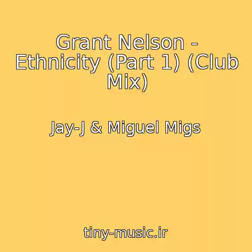 کاور آهنگ Grant Nelson - Ethnicity (Part 1) (Club Mix) از Jay-J & Miguel Migs