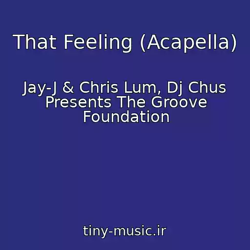 کاور آهنگ That Feeling (Acapella) از Jay-J & Chris Lum, Dj Chus Presents The Groove Foundation
