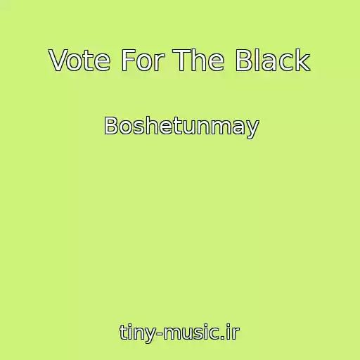 کاور آهنگ Vote For The Black از Boshetunmay