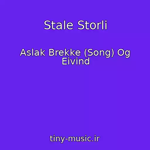 کاور آهنگ Stale Storli از Aslak Brekke (Song) Og Eivind