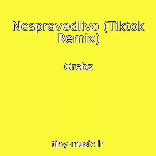 کاور آهنگ Nespravedlivo (Tiktok Remix) از Grebz