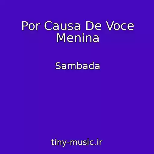 کاور آهنگ Por Causa De Voce Menina از Sambada