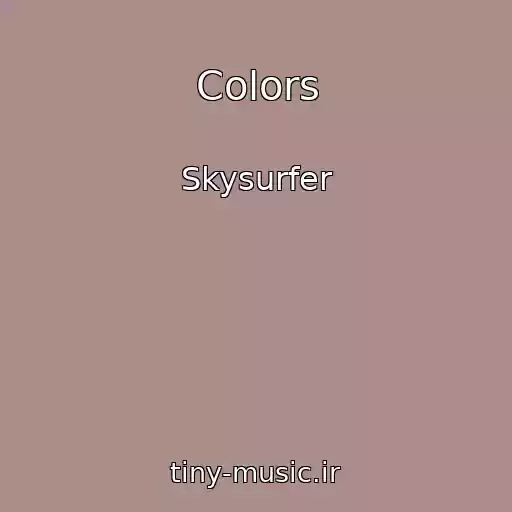 کاور آهنگ Colors از Skysurfer