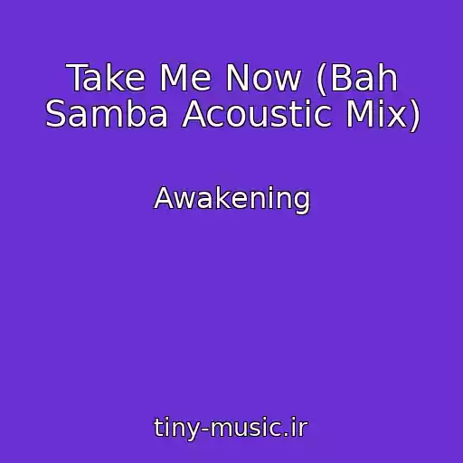 کاور آهنگ Take Me Now (Bah Samba Acoustic Mix) از Awakening