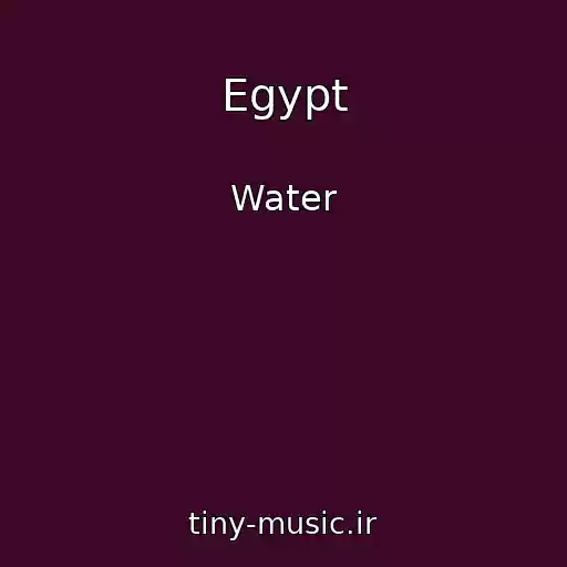 کاور آهنگ Egypt از Water