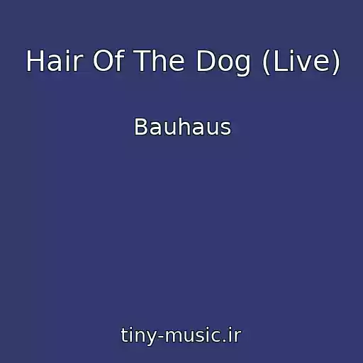 کاور آهنگ Hair Of The Dog (Live) از Bauhaus