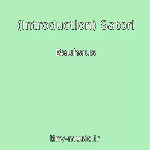 کاور آهنگ (Introduction) Satori از Bauhaus