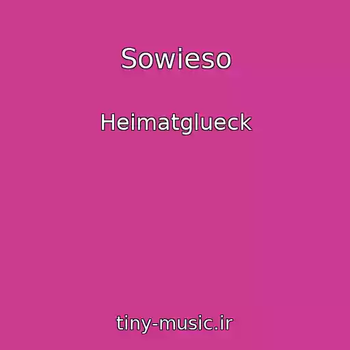 کاور آهنگ Sowieso از Heimatglueck