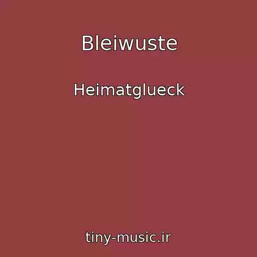کاور آهنگ Bleiwuste از Heimatglueck