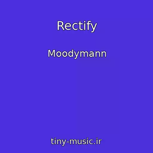 کاور آهنگ Rectify از Moodymann