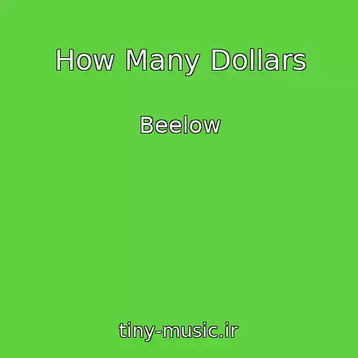 کاور آهنگ How Many Dollars از Beelow