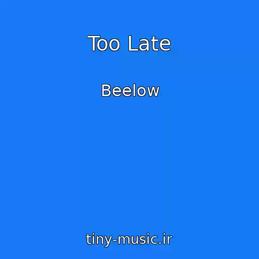 کاور آهنگ Too Late از Beelow