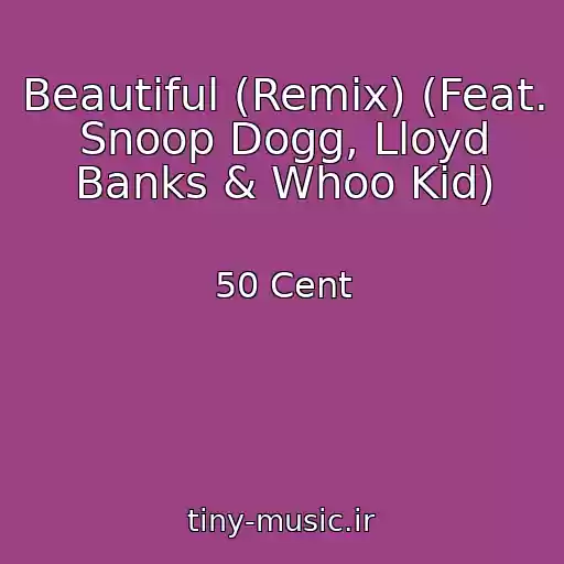 کاور آهنگ Beautiful (Remix) (Feat. Snoop Dogg, Lloyd Banks & Whoo Kid) از 50 Cent