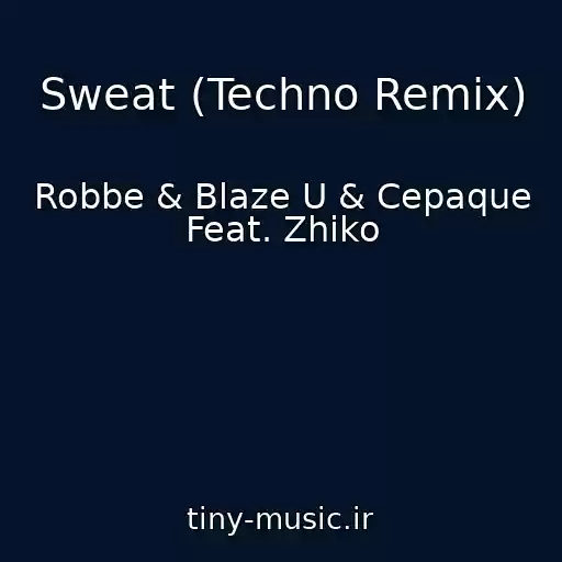 کاور آهنگ Sweat (Techno Remix) از Robbe & Blaze U & Cepaque Feat. Zhiko