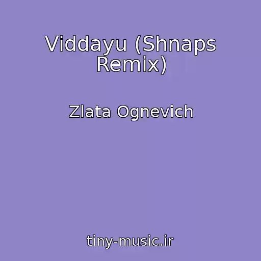 کاور آهنگ Vіddayu (Shnaps Remix) از Zlata Ognevich