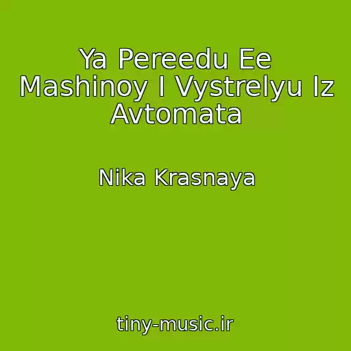 کاور آهنگ Ya Pereedu Ee Mashinoy I Vystrelyu Iz Avtomata از Nika Krasnaya