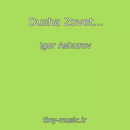 کاور آهنگ Dusha Zovet... از Igor Ashurov