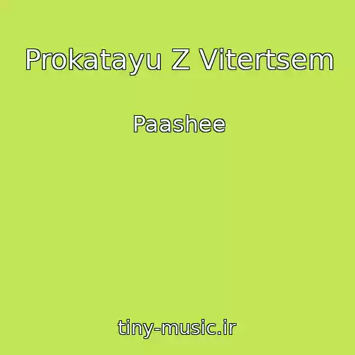 کاور آهنگ Prokatayu Z Vіtertsem از Paashee