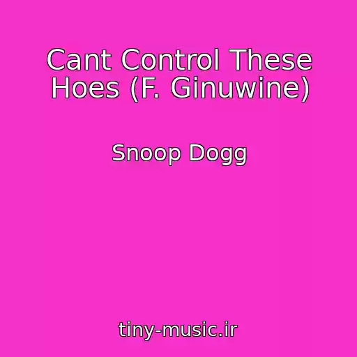 کاور آهنگ Cant Control These Hoes (F. Ginuwine) از Snoop Dogg