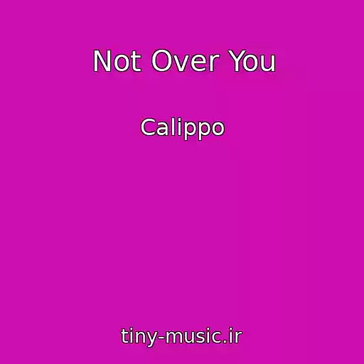 کاور آهنگ Not Over You از Calippo