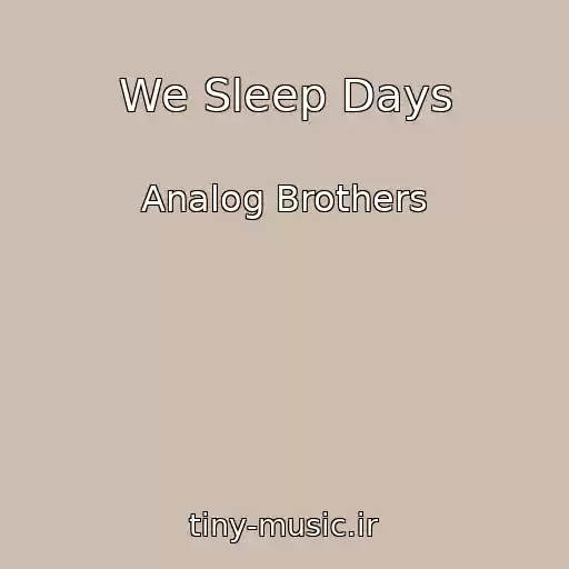 کاور آهنگ We Sleep Days از Analog Brothers