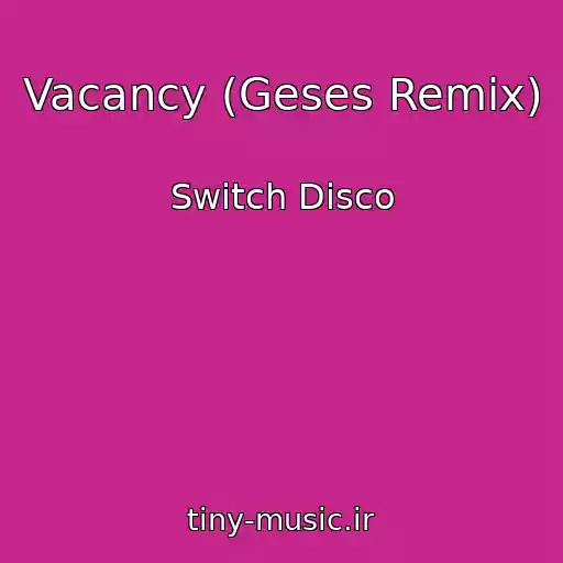 کاور آهنگ Vacancy (Geses Remix) از Switch Disco