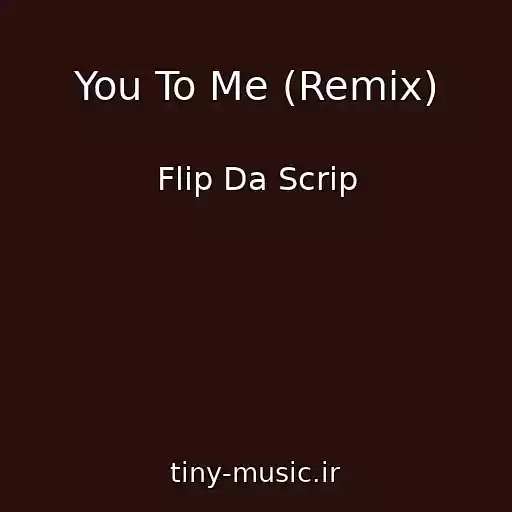 کاور آهنگ You To Me (Remix) از Flip Da Scrip