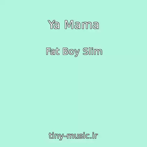 کاور آهنگ Ya Mama از Fat Boy Slim