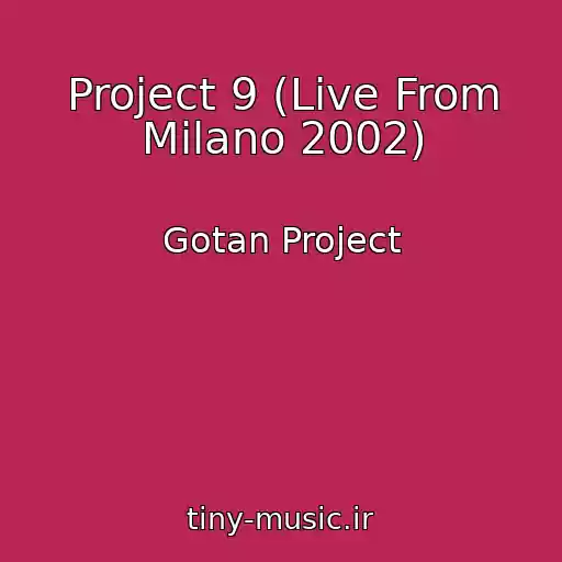 کاور آهنگ Project 9 (Live From Milano 2002) از Gotan Project