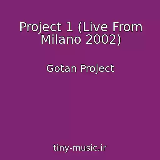 کاور آهنگ Project 1 (Live From Milano 2002) از Gotan Project