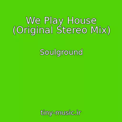 کاور آهنگ We Play House (Original Stereo Mix) از Soulground