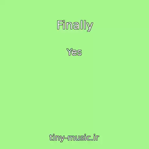 کاور آهنگ Finally از Yes