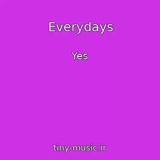 کاور آهنگ Everydays از Yes