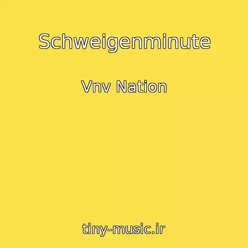 کاور آهنگ Schweigenminute از Vnv Nation